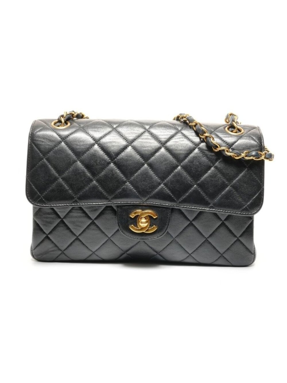 Chanel Shoulder Bag No 4 1996-1997 W Face Matelasse Lambskin